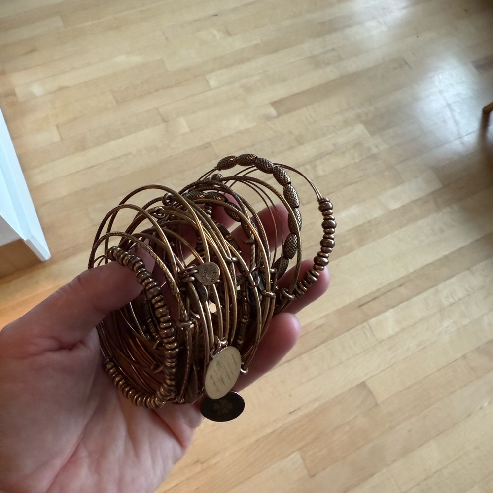 Alex and Ani Peace Bracelet Set - Picture 2 of 2